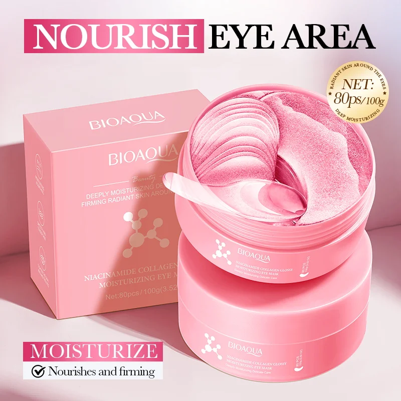 Collagen Under Eye Patches - 80 masques pour les yeux à