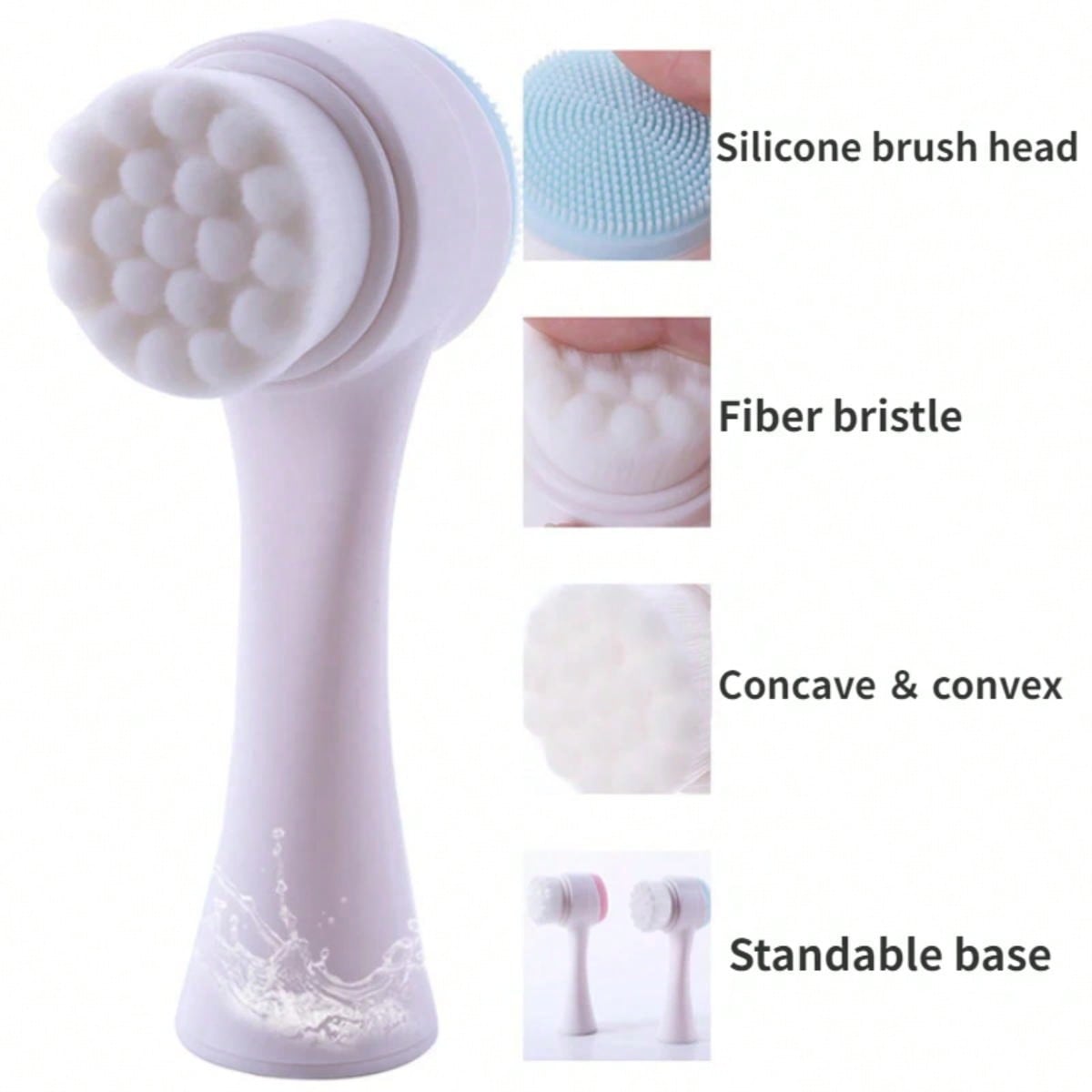 Nettoyant pour le visage Doubl - Silicone Face Scrubber Electric avis et prix